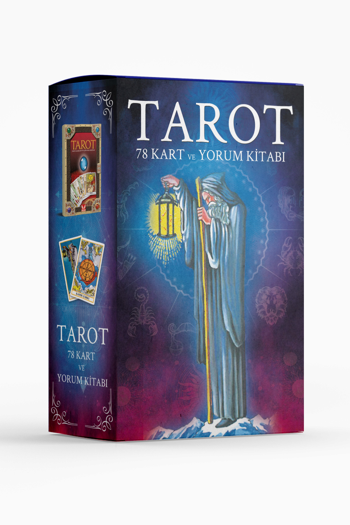 78 Tarot Kartı ve Yorum Kitabı Karton Kutulu Set